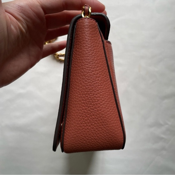 Tory Burch Britten Adjustable Shoulder Leather Purse - Picture 16 of 16